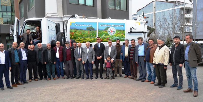 Altınova Belediyesinin araç kapasitesi güçlendi