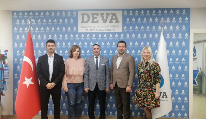Gazeteciler Cemiyeti Yönetiminden, DEVA İl Teşkilatına ziyaret