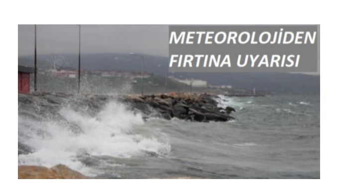 Marmara Denizi’nde fırtına bekleniyor!