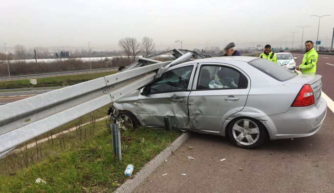 Osmangazi Köprü çıkışında trafik kazası: 2 yaralı