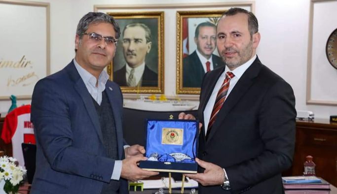 EBS Yönetiminden, Belediye Başkanı Mustafa Tutuk’a ziyaret