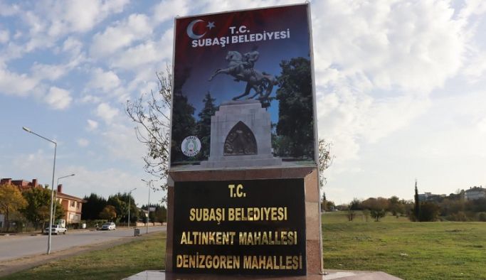 Subaşı’nda Atatürk panosu yenilendi