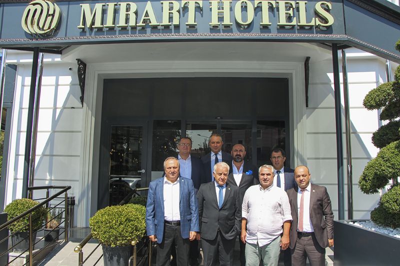 YTSO Yönetiminden Mirart Butik Otel & Spaya hayırlı olsun ziyareti